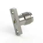3.5mm Female 2-Hole Flange Mount RF Connector – Field Replaceable, 10.2mm Hole Spacing, 0.23mm Pin Diameter - 3.5-kfd25