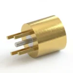 SMP Male Limited Detent PCB Coaxial Connector – Thru Hole, Gold Plated, Solder - smp-jhd2-l