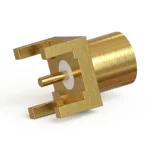 SMP Male Limited Detent PCB Coaxial Connector – Thru Hole, Square Body, Solder - smp-jhd1-l